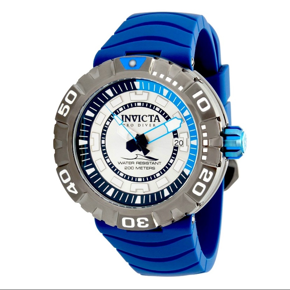 Invicta Sea Monster Gun metal & Blue
